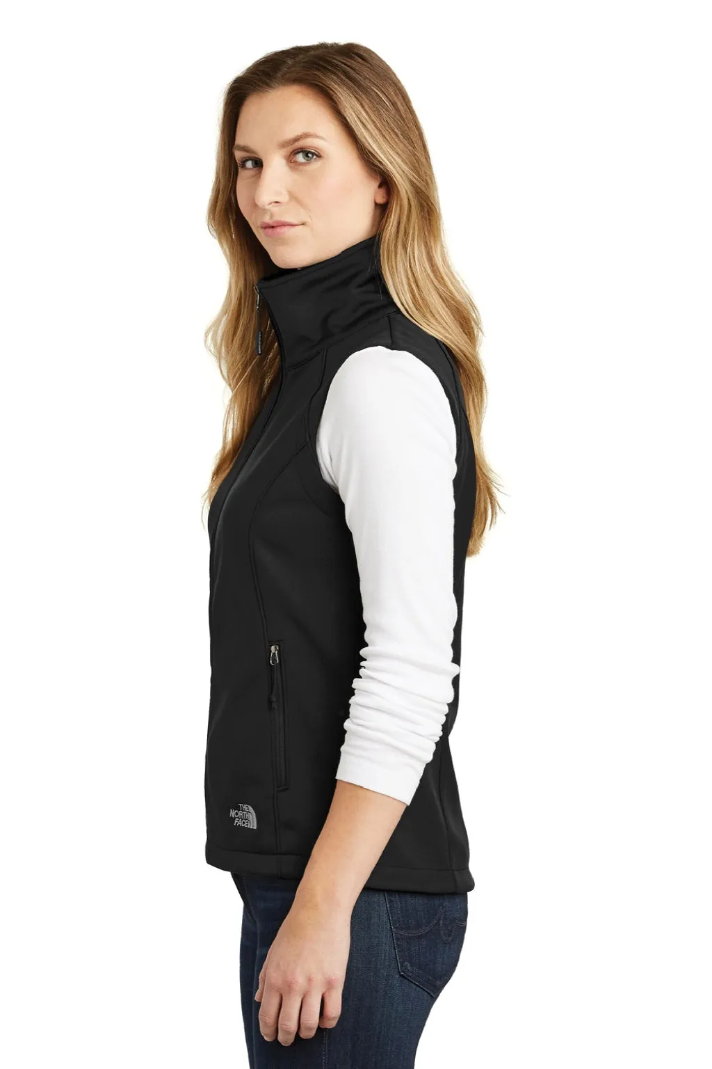 The North Face Womens Ridgeline Wind & Water Resistant Full Zip Vest - Black Clothing The-North-Face