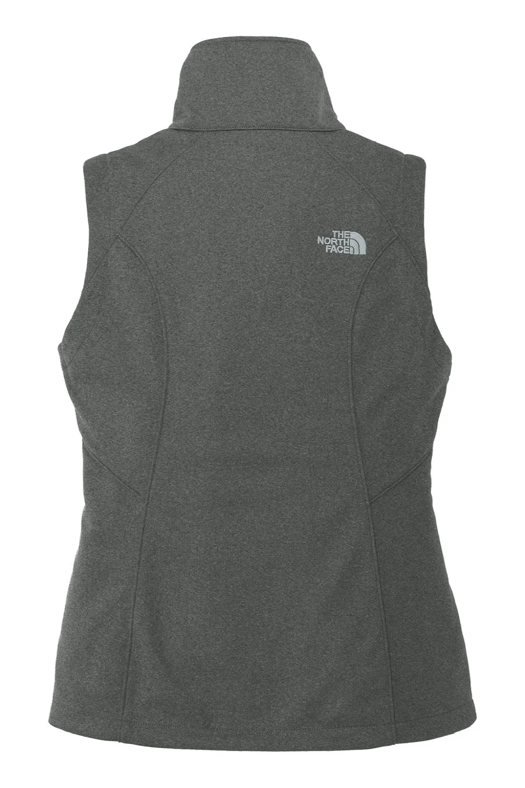 The North Face Womens Ridgeline Wind & Water Resistant Full Zip Vest - Heather Dark Grey Clothing The-North-Face