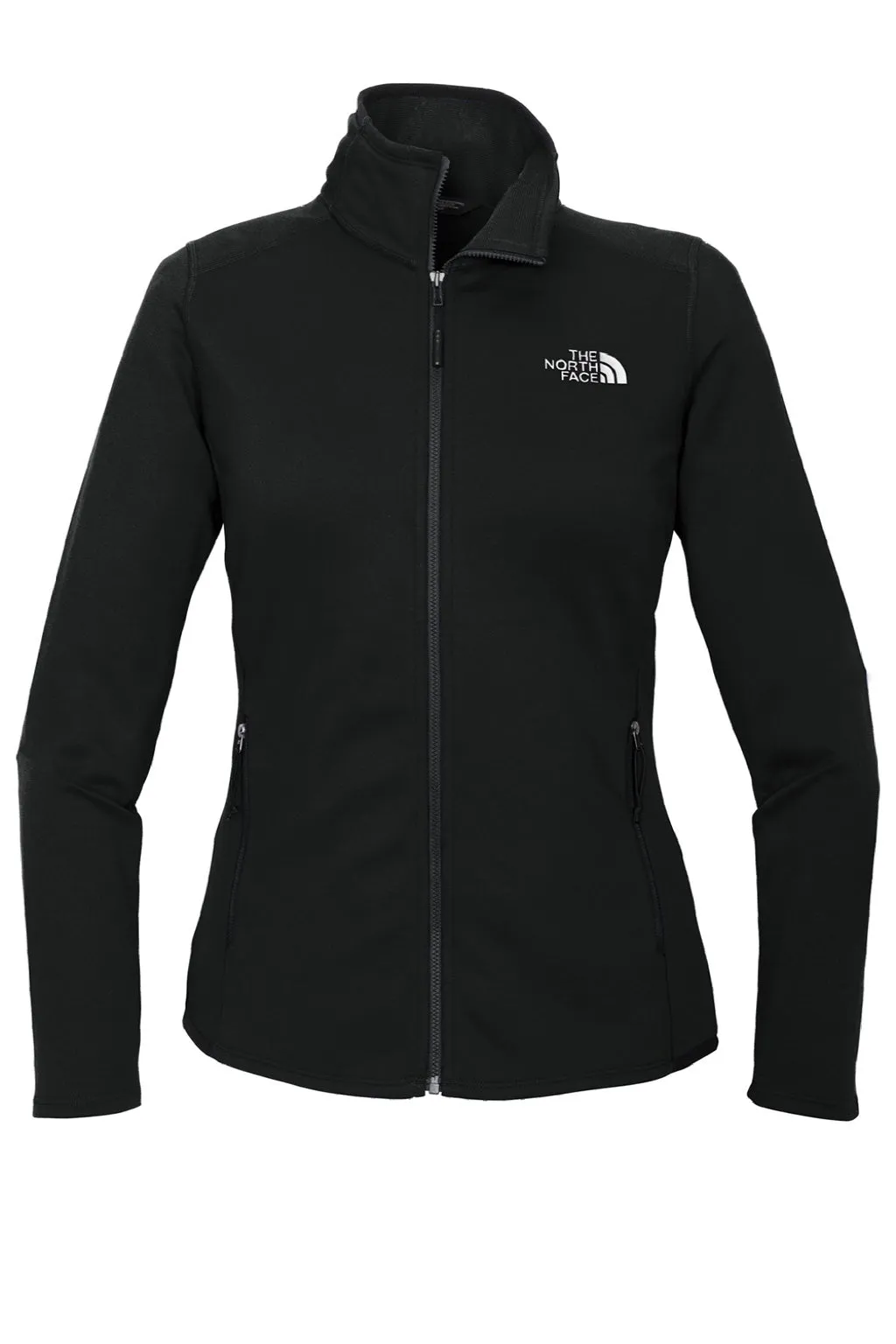 The North Face Womens Skyline Full Zip Fleece Jacket - Black Clothing The-North-Face