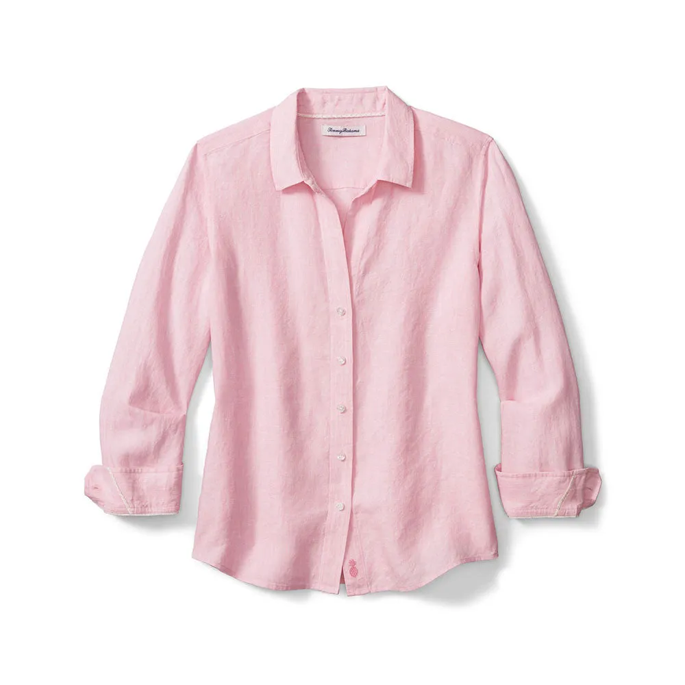 Tommy Bahama Women's Coastalina Long Sleeve Linen Top - Bikini Tommy Bahama Clothing