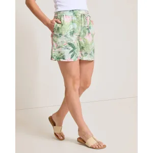 Tommy Bahama Women's Garden Villa Easy Linen Shorts - Canal Blue Tommy Bahama Clothing