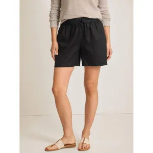 Tommy Bahama Women's Two Palms Easy Linen Shorts - Black Tommy Bahama Clothing
