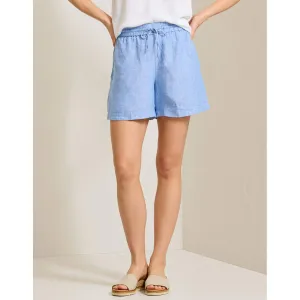 Tommy Bahama Women's Two Palms Easy Linen Shorts - Buccaneer Blue Tommy Bahama Clothing
