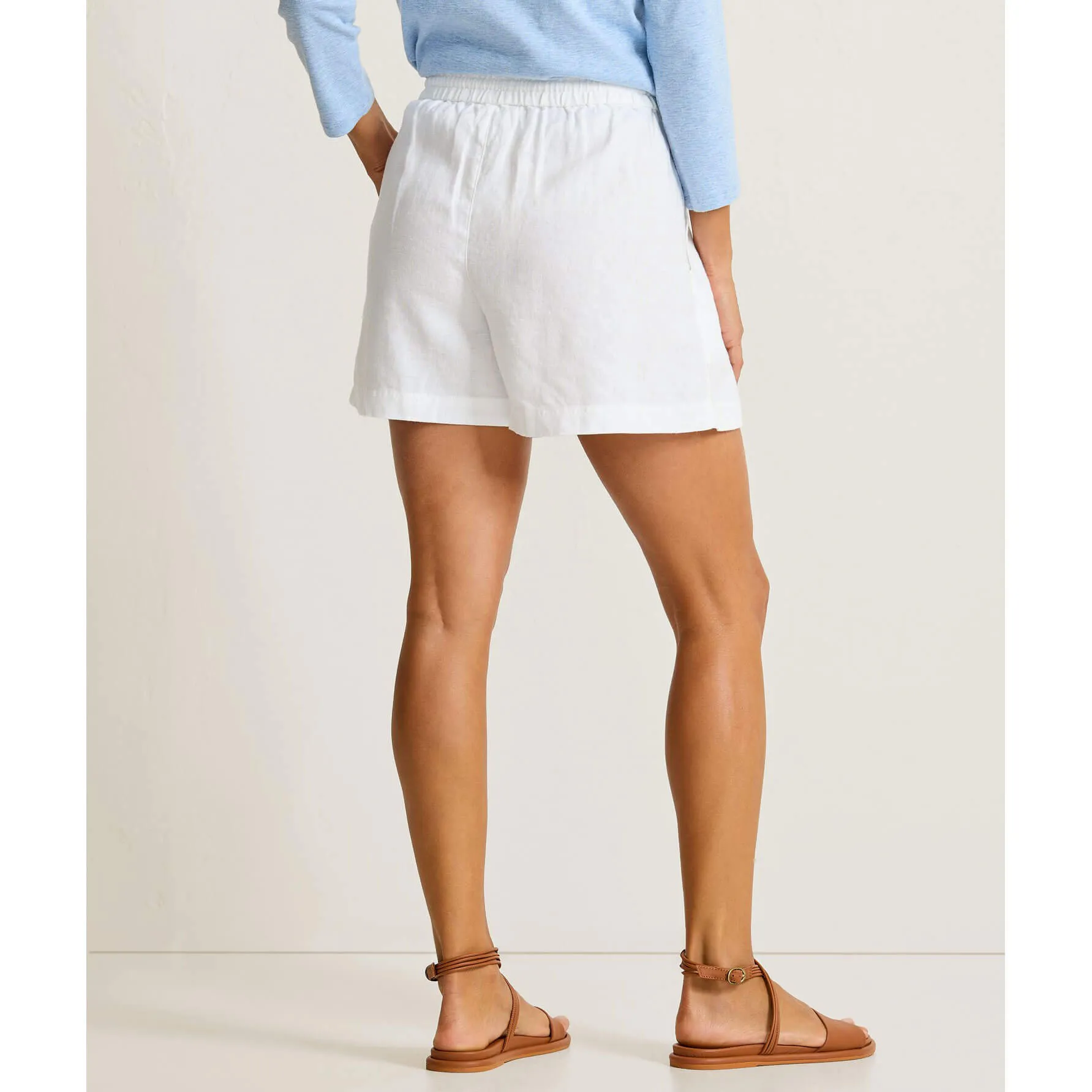 Tommy Bahama Women's Two Palms Easy Linen Shorts - White Tommy Bahama Clothing