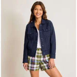 Tommy Bahama Women's Two Palms Raw Edge Linen Jacket - Coastline Tommy Bahama Clothing