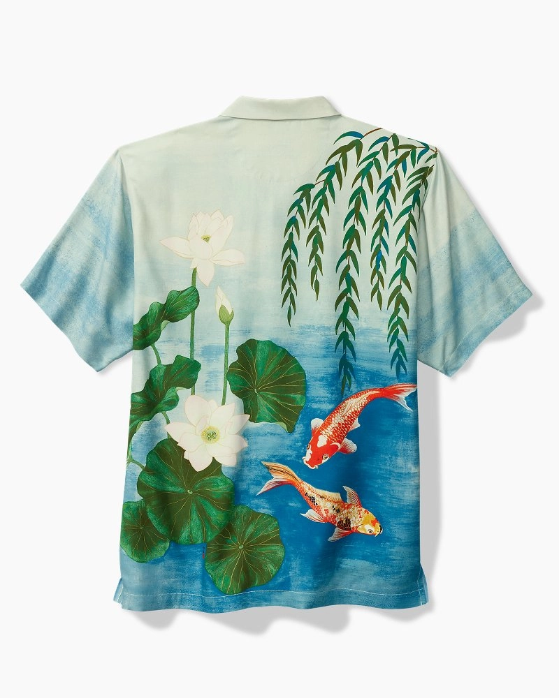 Tommy Bahama Kayo Koi Artist Series Camp Shirt