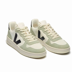 V-10 Leather Sneaker Veja eco-friendly sneakers with minimalist look