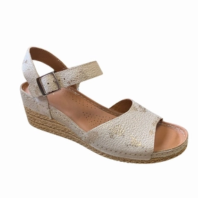 V ITALIA 582 WEDGE SANDAL - FINAL SALE! V-Italia handcrafted leather shoes from Italy