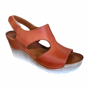 V ITALIA 859 WEDGE SANDAL - FINAL SALE! V-Italia handcrafted leather shoes from Italy