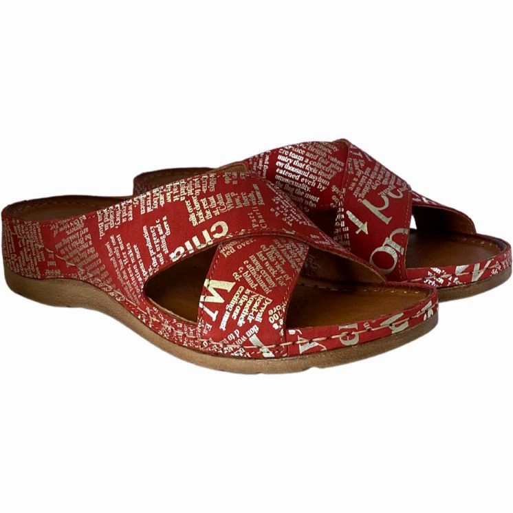 V-ITALIA GENEVIEVE 869 RED V-Italia stylish Italian shoes