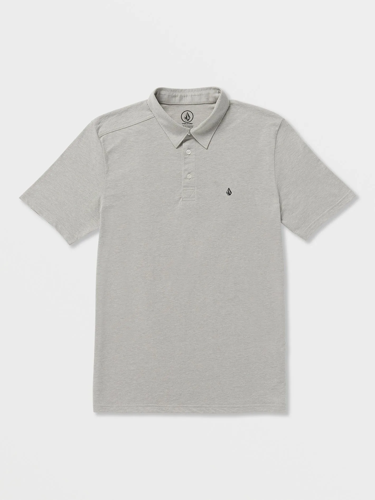 Volcom Banger Men's Short Sleeve Polo Shirt Heather Grey Volcom