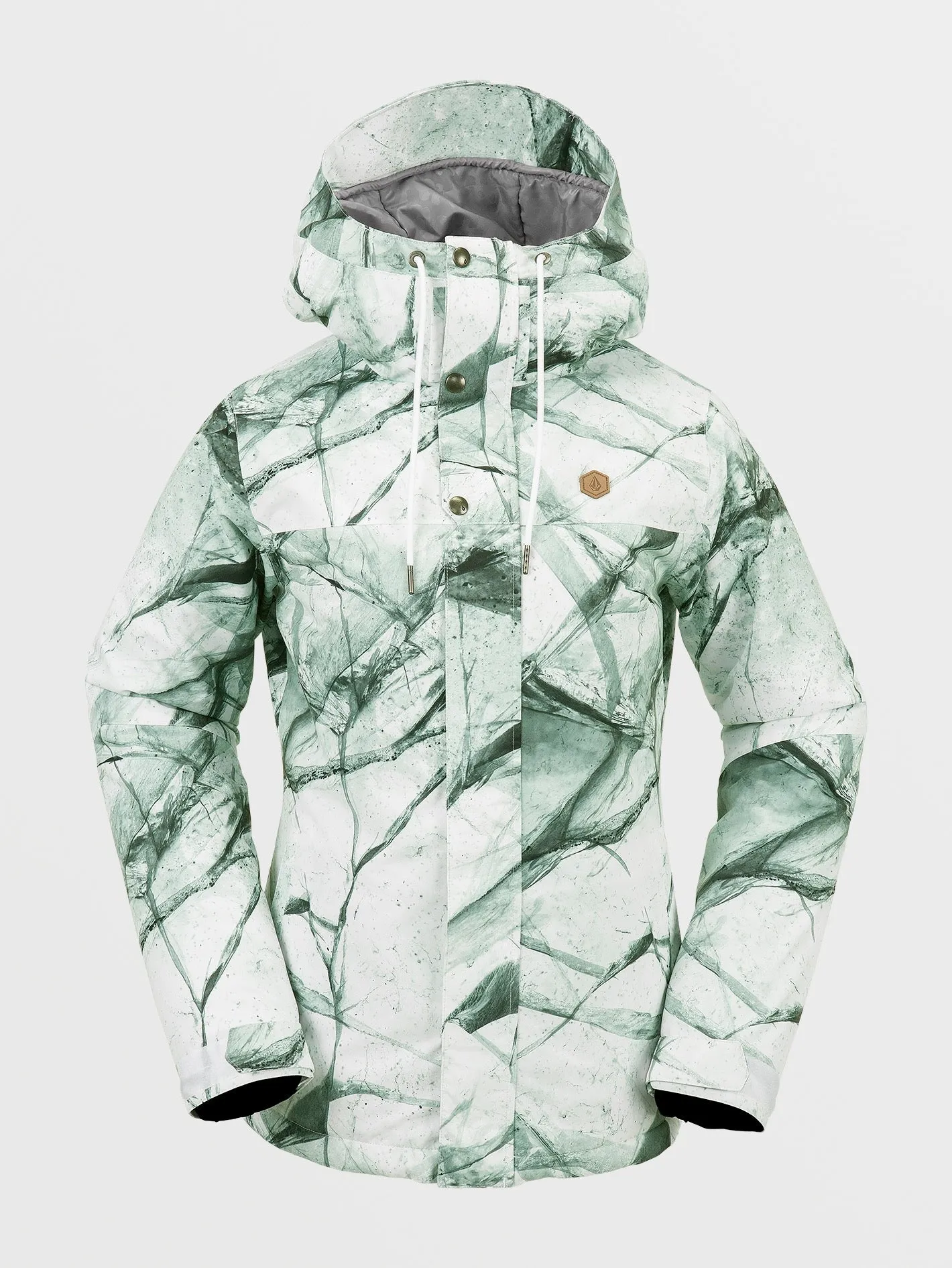 Volcom Bolt Insulated Women's Snowboarding & Ski Jacket White Ice Volcom