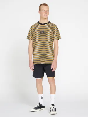 Volcom Bright N Early Crew Men's Short Sleeve Shirt Mustard Volcom
