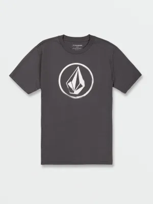 Volcom Circle Stone Short Sleeve Tee Charcoal Volcom
