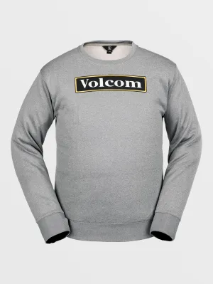 Volcom Core Hydro Crew Pullover Heather Grey Volcom