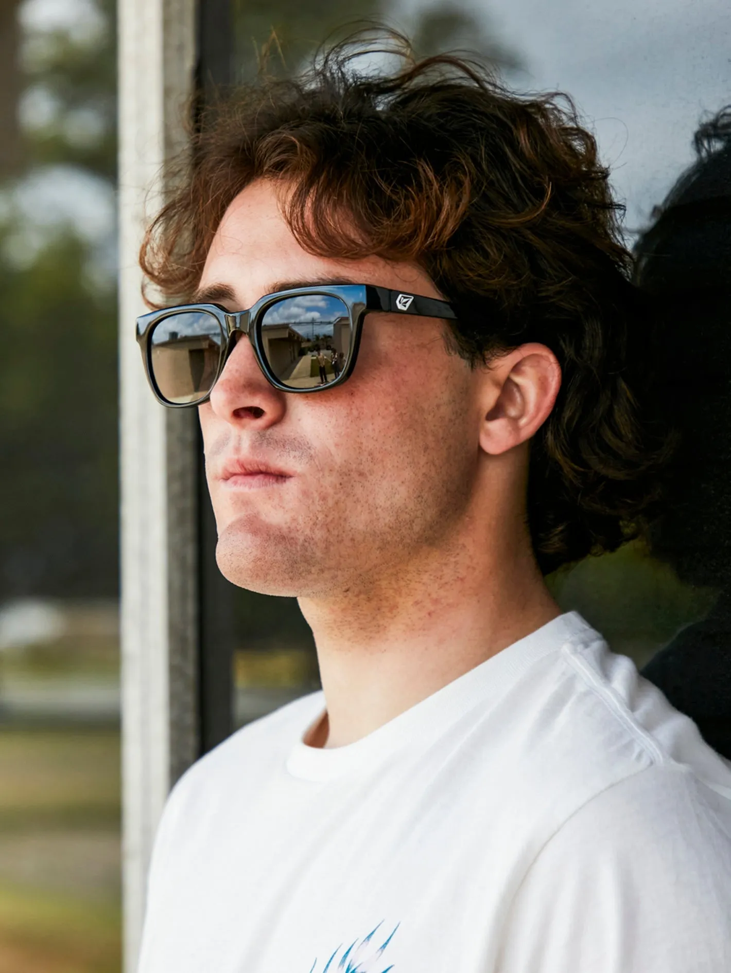 Volcom Domeinator Sunglasses Gloss Black Volcom