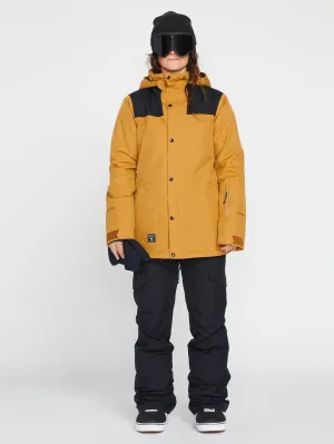 Volcom Ell Insulated Gore-Tex Women's Snowboarding & Ski Jacket Caramel Volcom