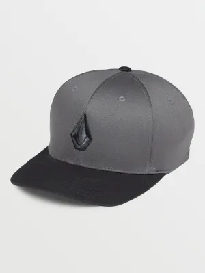 Volcom Full Stone FleXFit Men's Flexfit Hat Asphalt Black Volcom