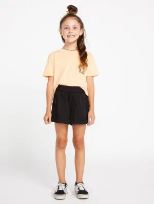 Volcom Girls Sunday Strut Shorts Black Out Volcom