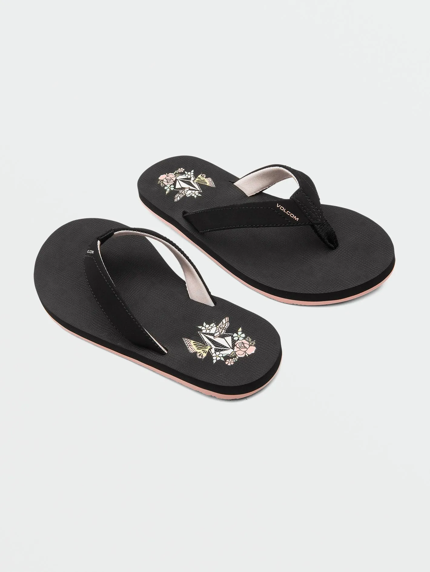 Volcom Girls Vicky Girls Sandals (Age 6-14) Black Volcom
