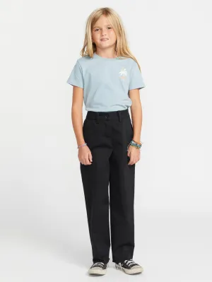 Volcom Girls Whawhat Chino Pants Black Volcom