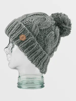 Volcom Hand Knit Women's Beanie Storm Grey Volcom