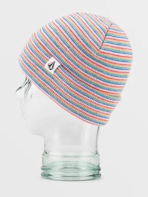 Volcom Kids Micro Stripe Beanie White Volcom