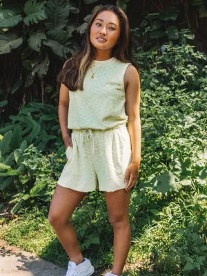 Volcom Lived In Outdoors Terry Tank Sage Volcom