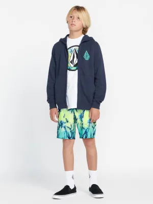 Volcom Mod Batik Trunks Misty Blue Volcom