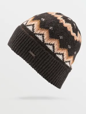 Volcom Not Fairisle Women's Beanie Vintage Black Volcom