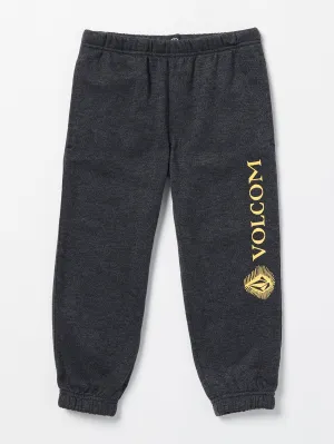 Volcom Offshore Stone Elastic Waist Fleece Pants Heather Black Volcom
