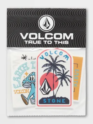 Volcom Outdoor Sticker Pack Assorted Colors Volcom