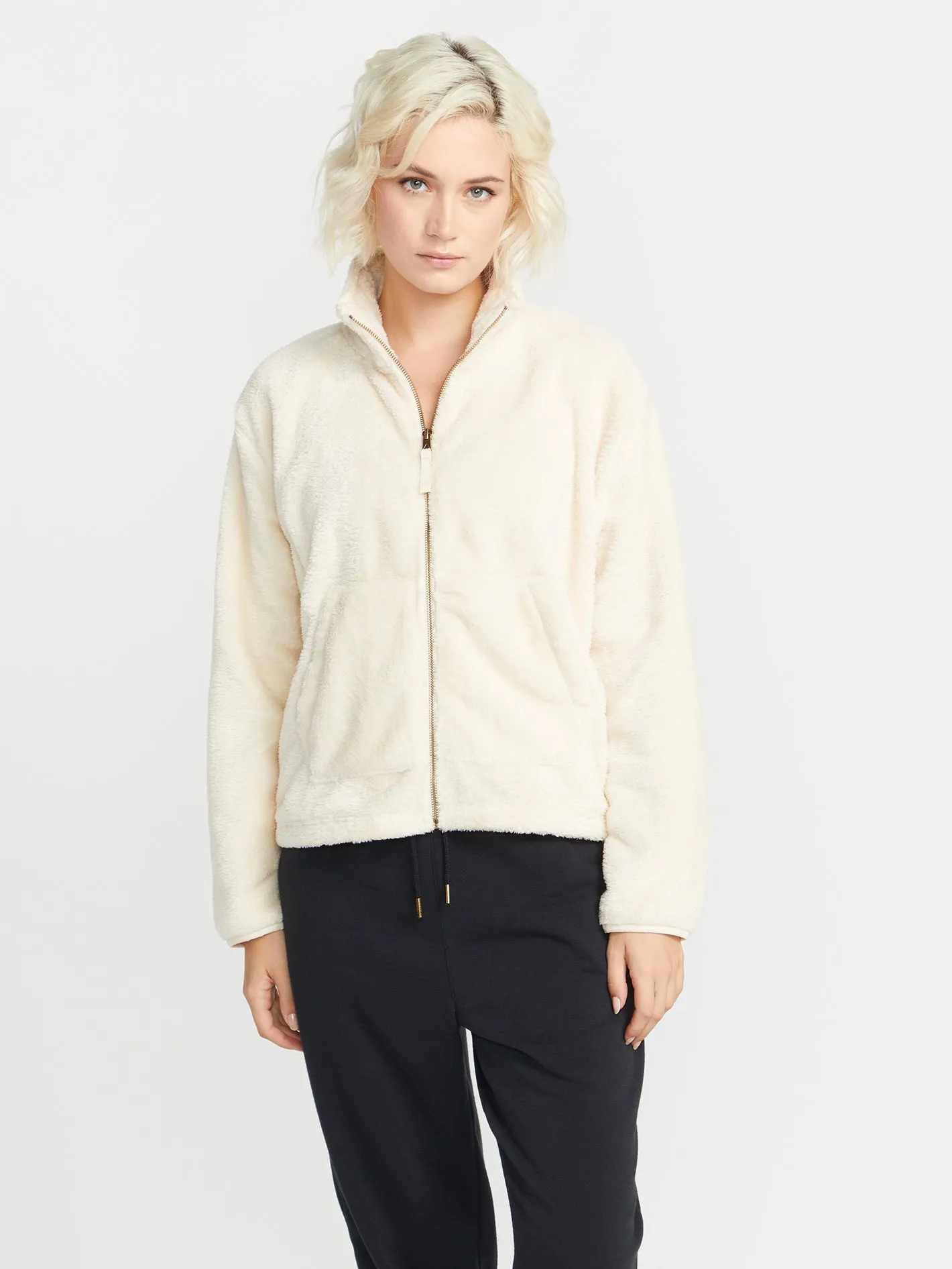 Volcom Pheelin Phurry Zip Women's Jacket Cloud Volcom