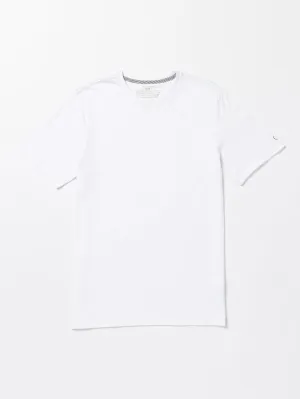 Volcom Solid Short Sleeve Tee White Volcom