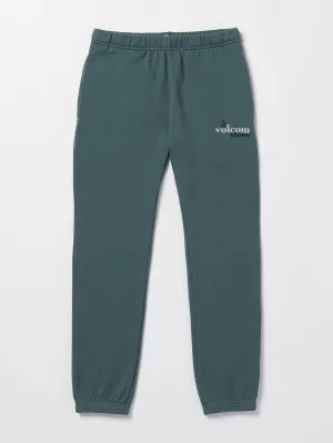 Volcom Stone Bubbled Elastic Waist Boys Pants (Age 8-14) Dark Slate Volcom