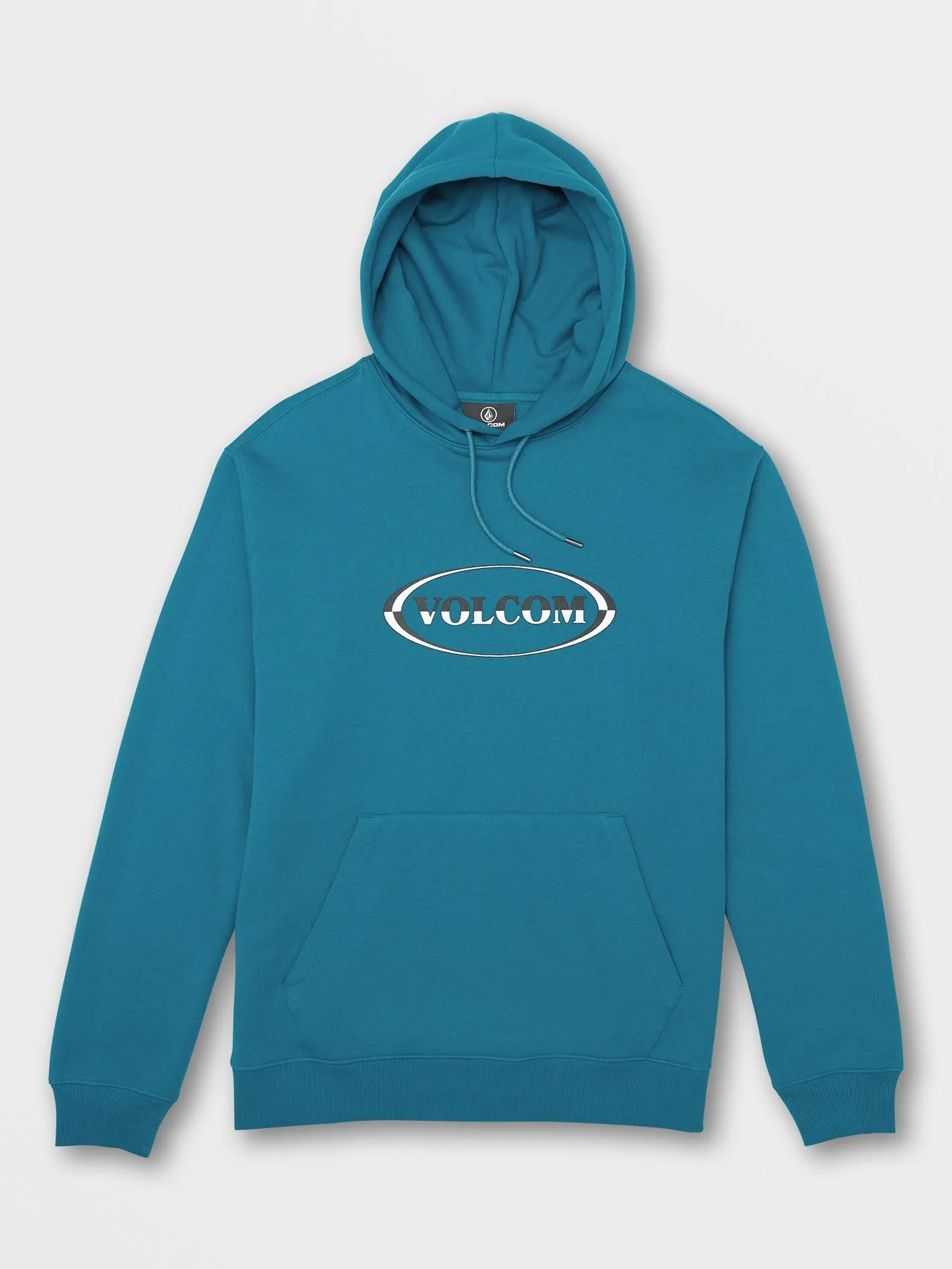 Volcom Strike Hood Pullover Sweatshirt Ocean Teal Volcom