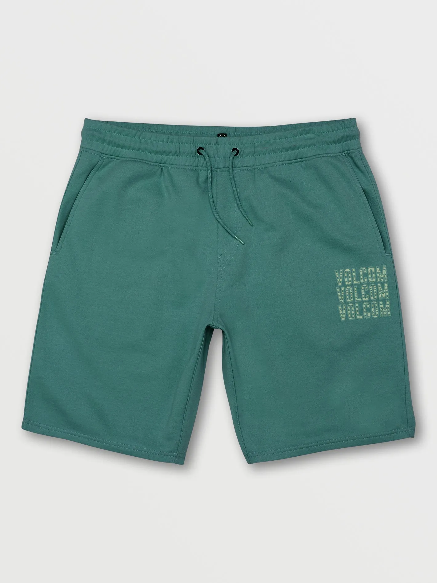 Volcom Vibes Time Men's Elastic Waist Shorts Ranger Green Volcom