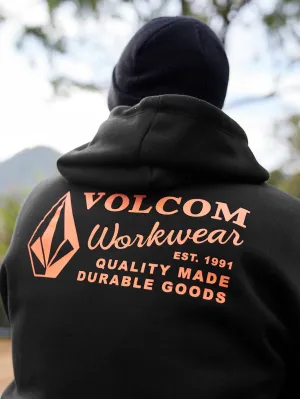 Volcom Volcom Workwear Pullover Hoodie Black Volcom