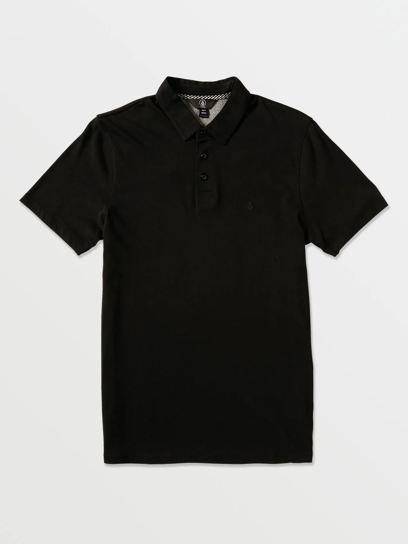 Volcom Wowzer Polo Men's Short Sleeve Shirt Black Volcom