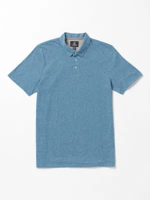Volcom Wowzer Polo Men's Short Sleeve Shirt Indigo Ridge Volcom