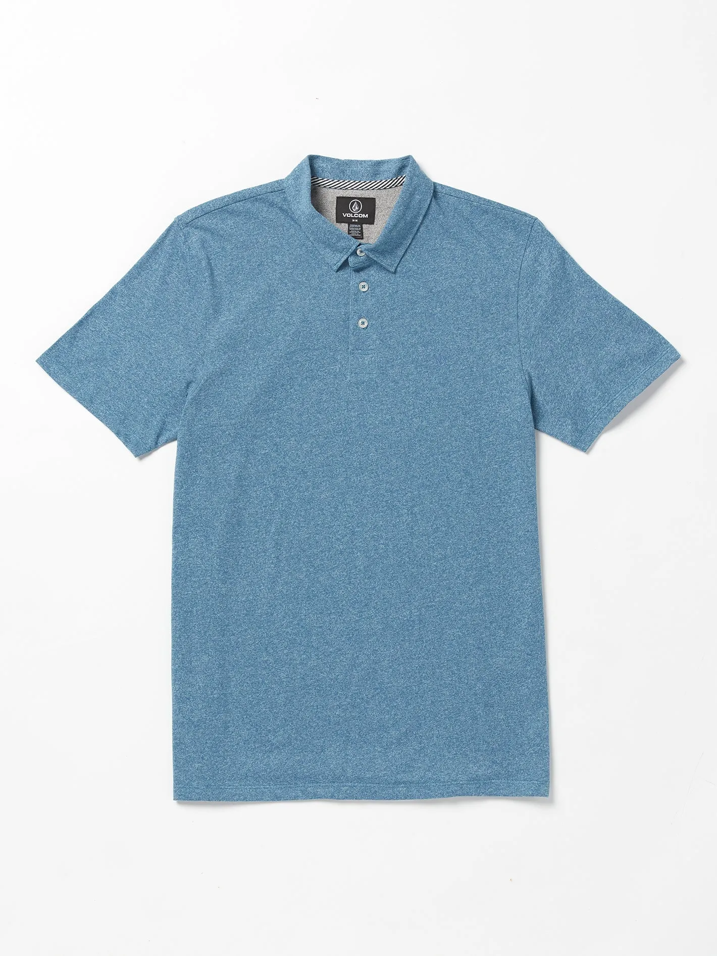 Volcom Wowzer Polo Men's Short Sleeve Shirt Indigo Ridge Volcom