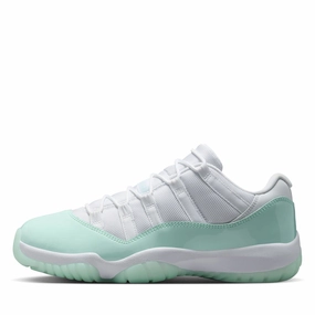 Women's Air Jordan 11 Retro Low - White/Igloo Air Jordan signature sneakers