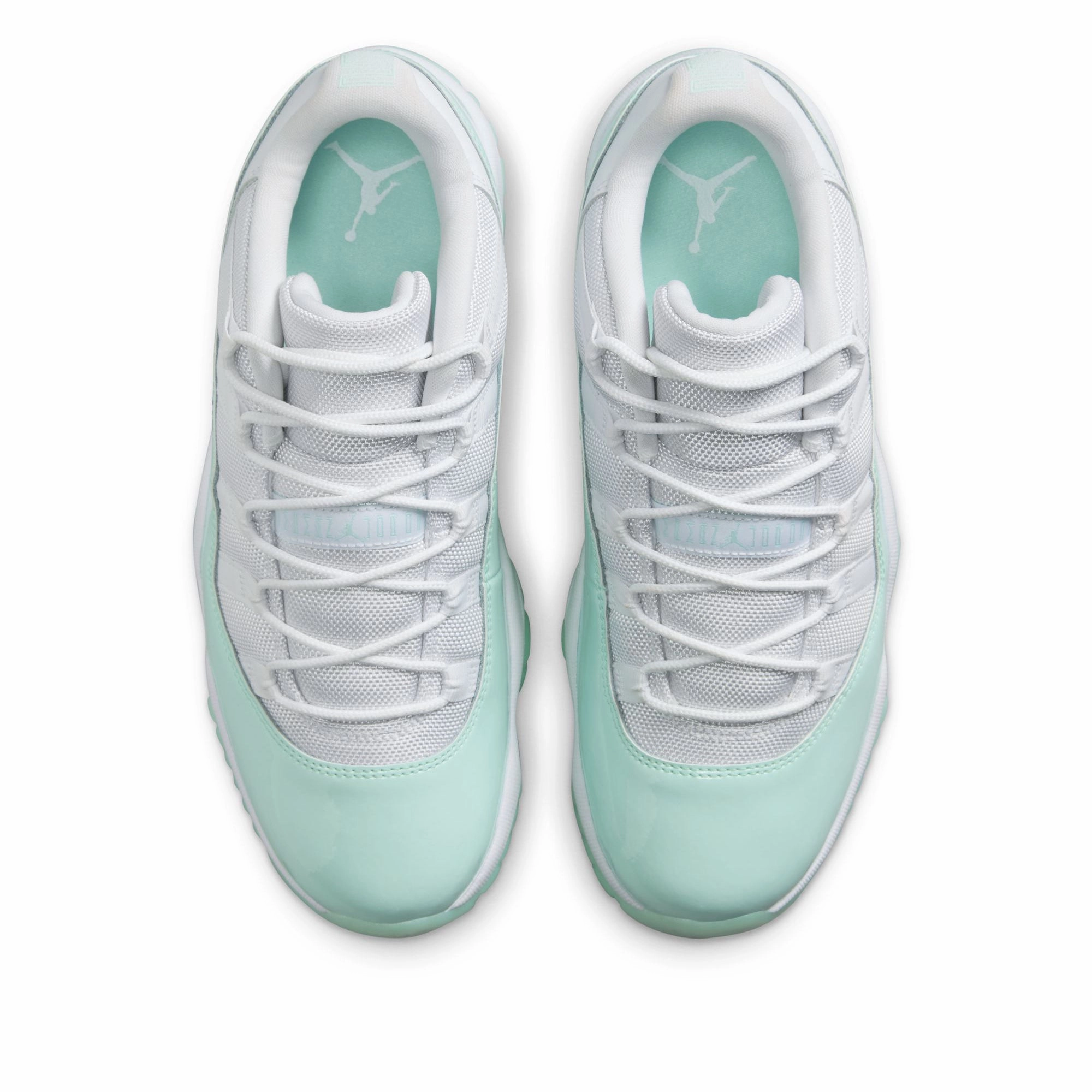 Women's Air Jordan 11 Retro Low - White/Igloo Air Jordan Basketball Shoes for Performance