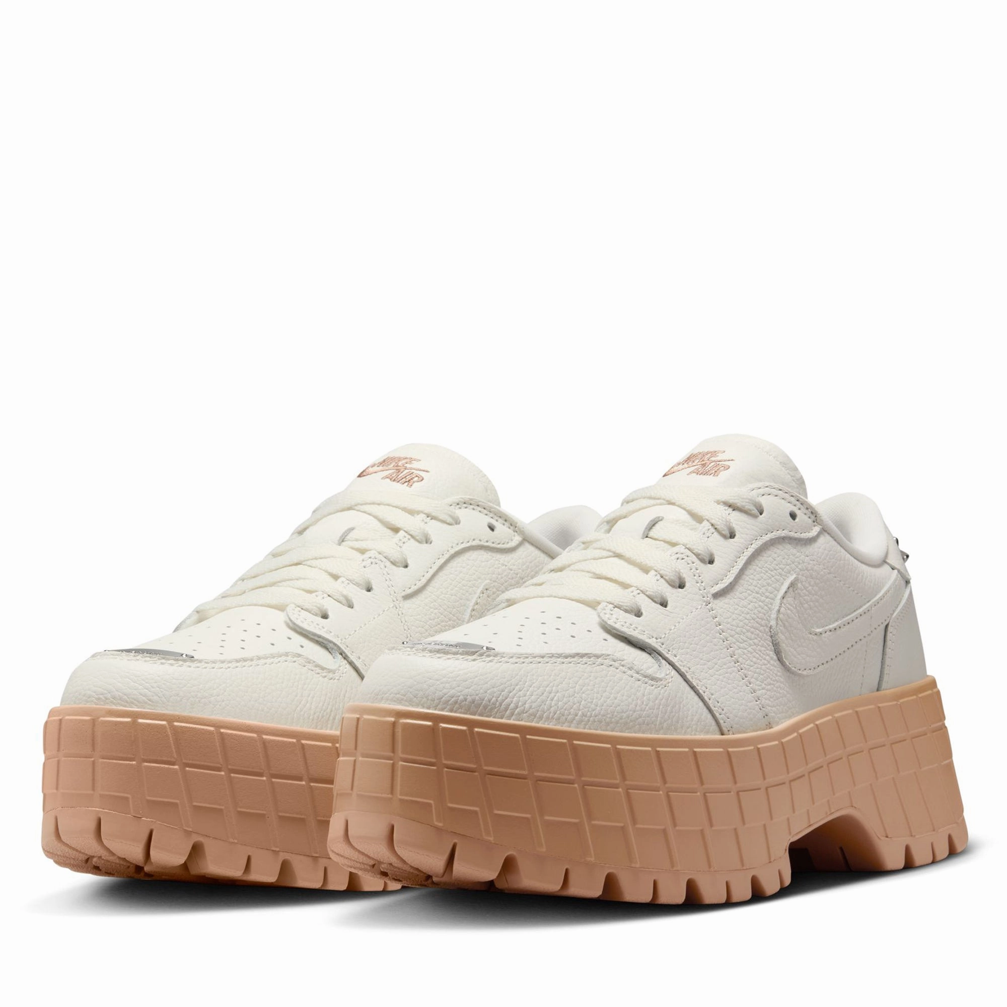 Women's Air Jordan 1 Brooklyn Low - Sail/Metallic Silver Air Jordan Basketball Shoes for Performance