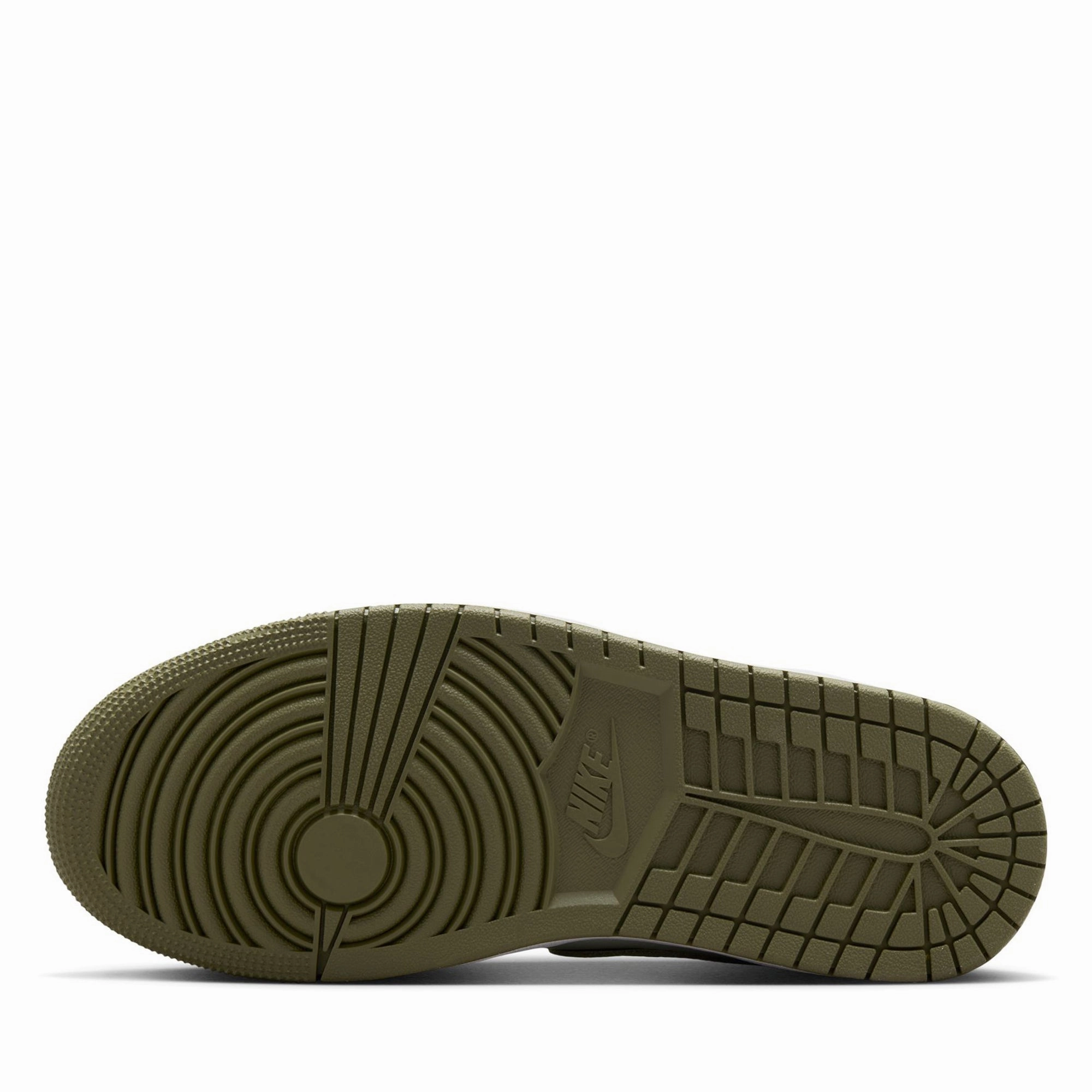 Women's Air Jordan 1 High Method of Make - Medium Olive/Oil Green Air Jordan Basketball Shoes for Performance