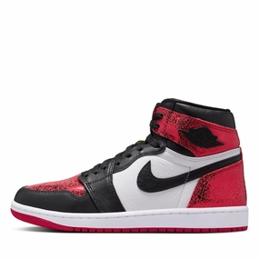 Women's Air Jordan 1 Retro High OG 'Ruby' - Varsity Red/Black Air Jordan signature sneakers