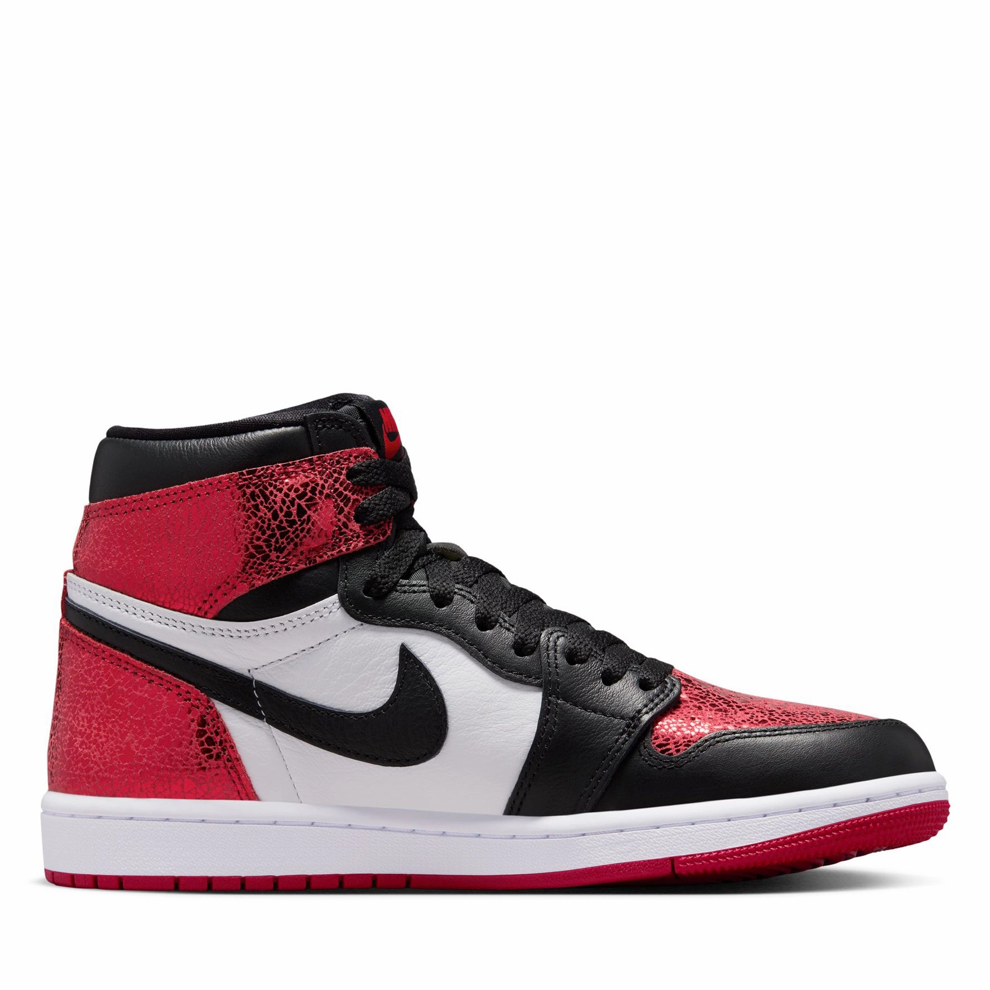 Women's Air Jordan 1 Retro High OG 'Ruby' - Varsity Red/Black Air Jordan Basketball Shoes for Performance