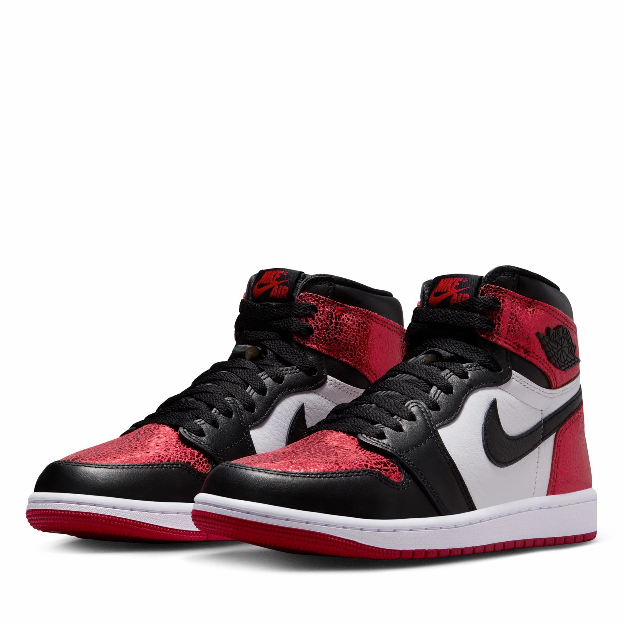 Women's Air Jordan 1 Retro High OG 'Ruby' - Varsity Red/Black Air Jordan Basketball Shoes for Performance