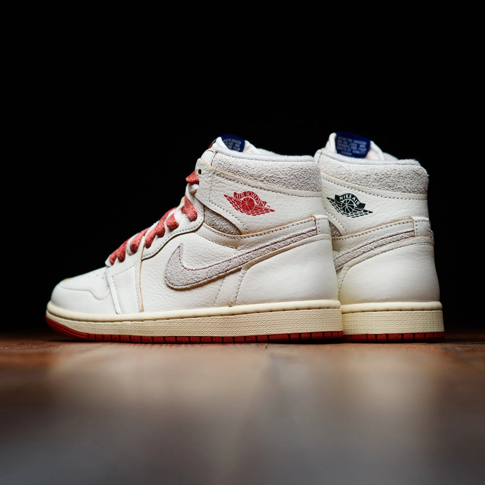 Women's Air Jordan 1 Retro High OG - Sail/Cinnabar Air Jordan Basketball Shoes for Performance