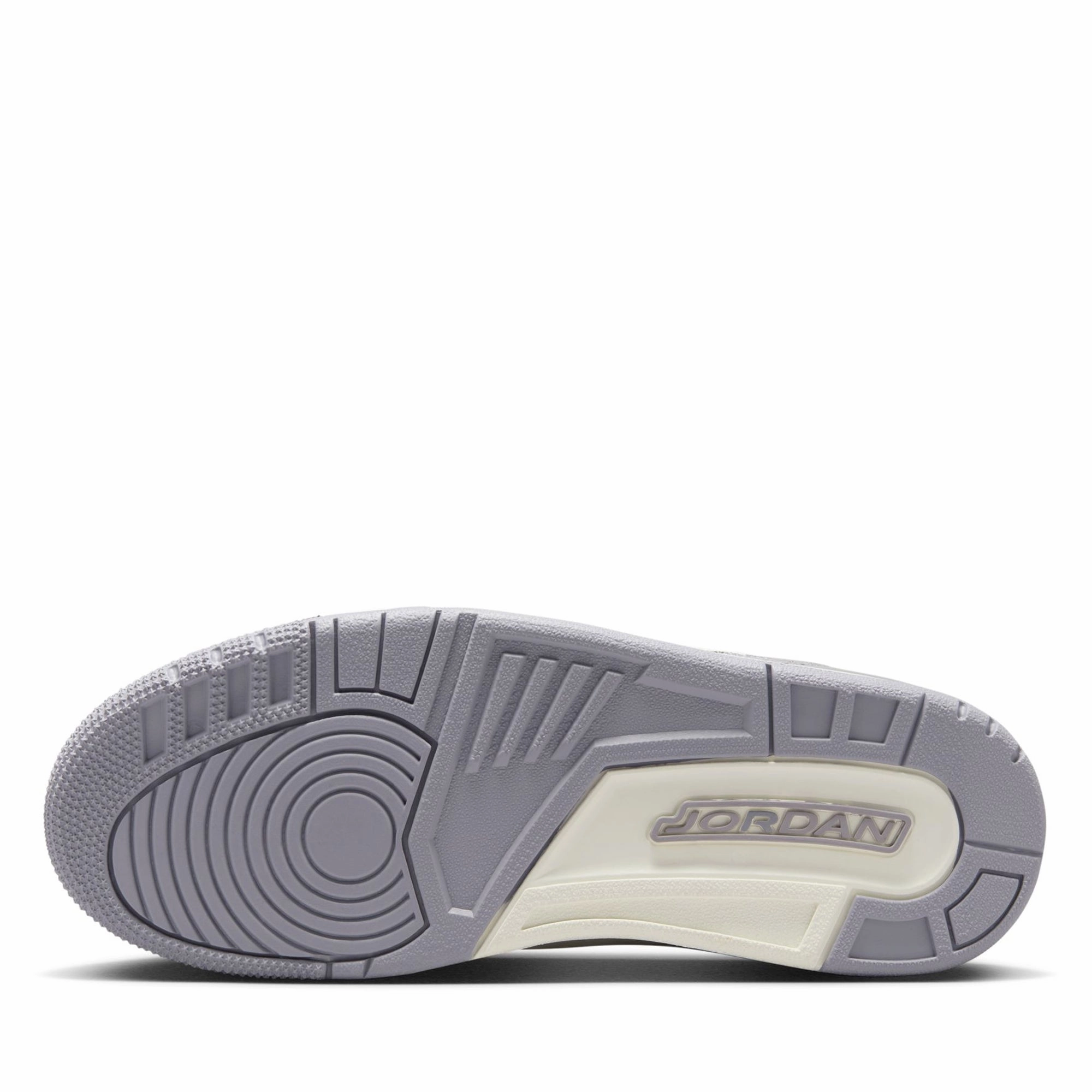Women's Air Jordan 3 Retro - Sail/Cement Grey Air Jordan Basketball Shoes for Performance